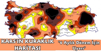 Kars'ın Kuraklık Haritası