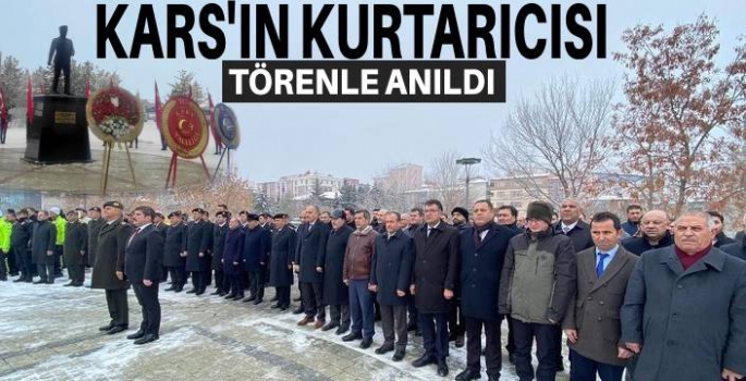 Kars'ın Kurtarıcısı 76. Yılında Törenle Anıldı