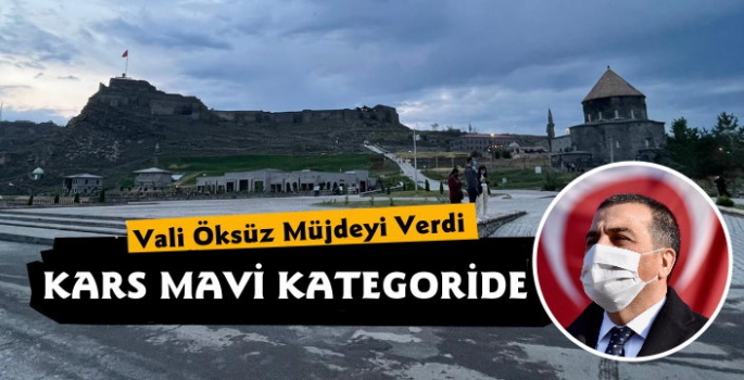 Kars'ın Rengi Mavi Oldu