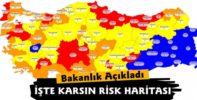 Kars'ın Risk Haritası Açıklandı