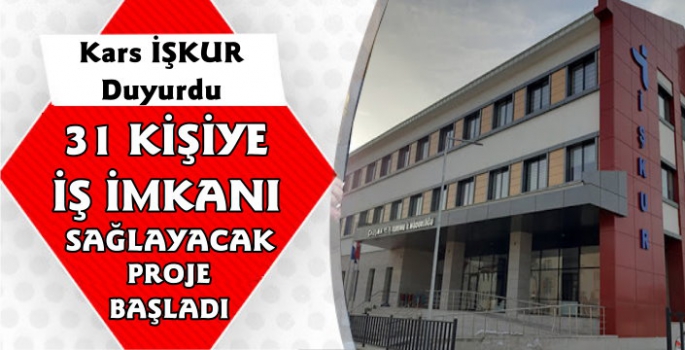 Kars İşkur'dan 31 Kişiye İş İmkanı