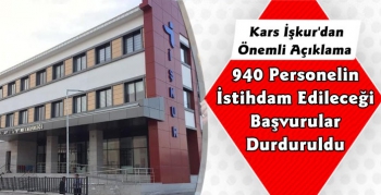 Kars İŞKUR'dan Açıklama