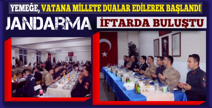 Kars Jandarma İftarda Buluştu