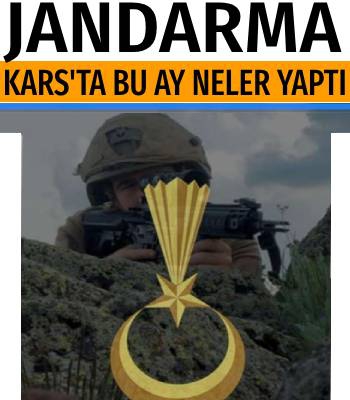 Kars Jandarma'nın Eylül Ayı Faaliyetleri Göz Doldurdu