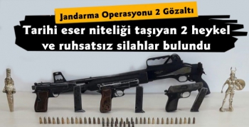 Kars Jandarmadan Tarihi Eser Operasyonu 2 Gözaltı