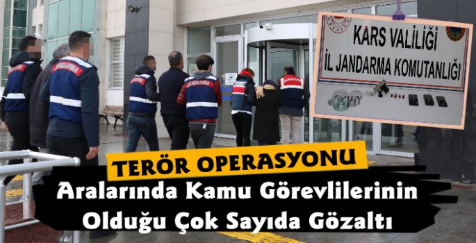 Kars Merkezli 4 İlde Terör Operasyonu 9 Gözaltı