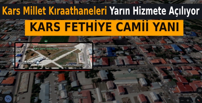 Kars Millet Kıraathaneleri Hizmete Açılıyor