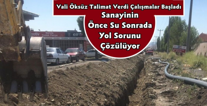 Kars Sanayisinin Su Sorunu Çözülüyor