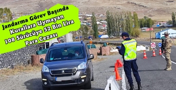 Kars'ta 108 Sürücüye 52 Bin Lira Para Cezası