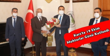 Kars'ta 19 Ekim Muhtarlar Günü Kutlaması