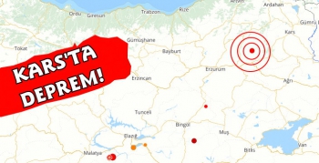 Kars'ta 2.8 Şiddetinde Deprem Meydana Geldi