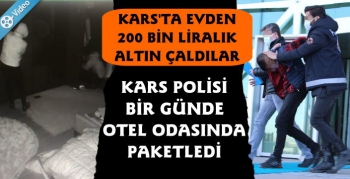 Kars'ta 200 Bin Liralık Altın Hırsızlığı Kamerada