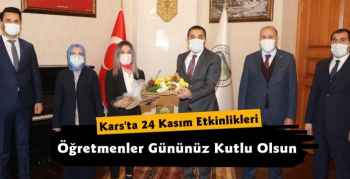 Kars'ta 24 Kasım Öğretmen Günü Etkinlikleri