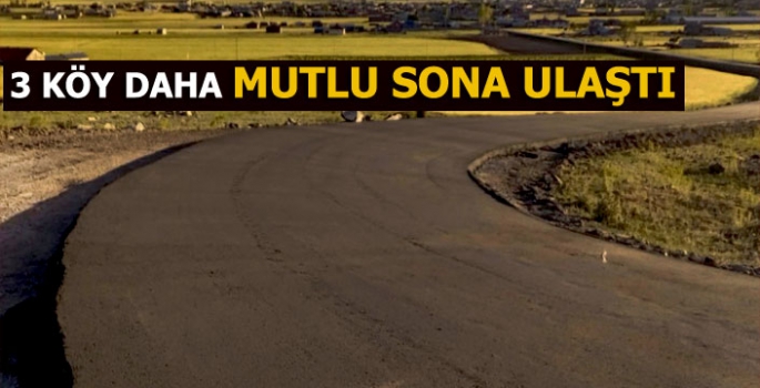 Kars'ta 3 Köy Daha Mutlu Sona Ulaştı