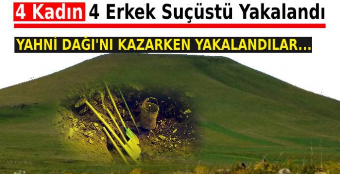 Kars'ta 4 Kadın 4 Erkeğe Suçüstü