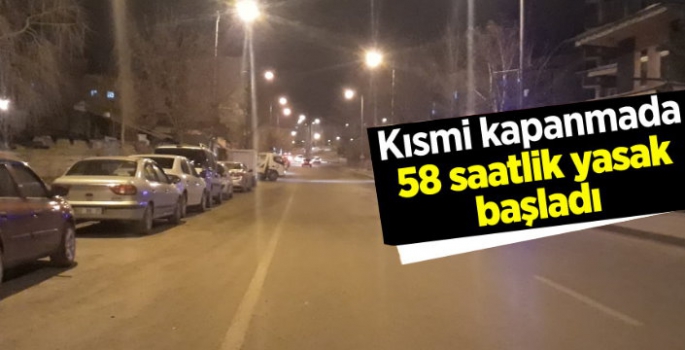 Kars'ta 58 Saatlik Sokağa Çıkma Kısıtlaması Başladı