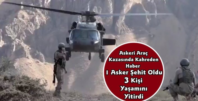 Kars'ta Askeri Araç Kazasında Biri Asker 4 Kişi Yaşamını Yitirdi