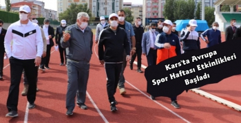 Kars'ta Avrupa Spor Haftası Ekinlikleri 