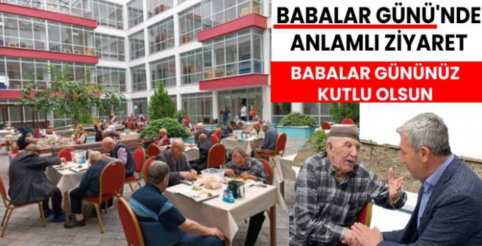 Kars'ta Babalar Günü'nde Anlamlı Ziyaret