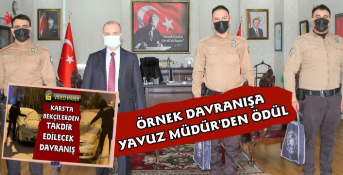 Kars'ta Bekçilerin Duyarlı Davranışı Takdir Edildi