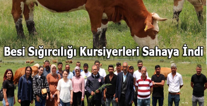 Kars'ta Besi Sığırcılığı Kursiyerleri Sahaya İndi!