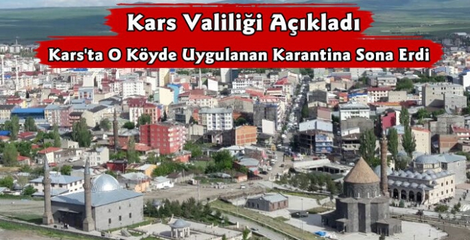 Kars'ta Bir Köyde Daha Karantina Sona Erdi