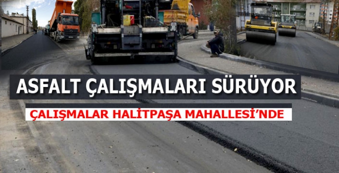 Kars'ta BSK Asfalt Yol Yapım Çalışmaları Devam Ediyor