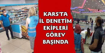 Kars'ta Denetim Ekipleri Görev Başında