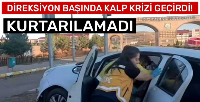 Kars'ta Direksiyon Başında Kalp Krizi: Sürücü Hayatını Kaybetti
