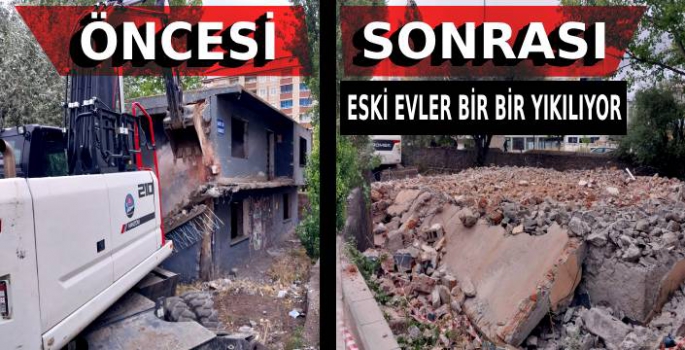 Kars'ta Eski Evler Yıkılıyor