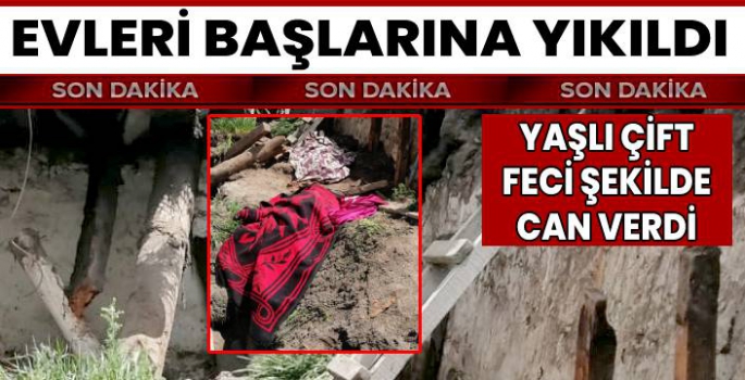 Kars'ta Evleri Çöken Yaşlı Çift Yaşamını Yitirdi