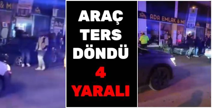 Kars'ta Gece Saatlerinde Trafik Kazası: 1'i Orta, 3 Kişi Hafif Yaralandı