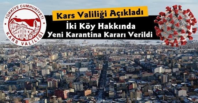 Kars'ta İki Köy Hakkında Yeni Karantina Kararı Açıklandı