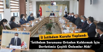 Kars'ta İl İstihdam ve Mesleki Eğitim Kurulu Toplandı