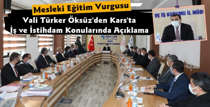 Kars'ta İl İstihdam ve Mesleki Eğitim Kurulu Toplantısı