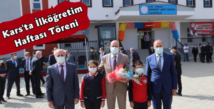 Kars'ta İlköğretim Haftası Töreni