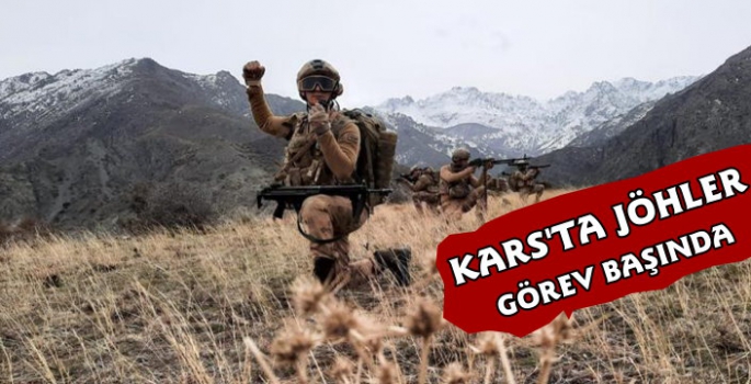 Kars'ta Jandarma Özel Harekat Görev Başında
