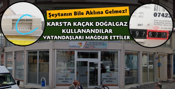 Kars'ta Kaçak Doğalgaz Kullananlar Yakayı Ele Verdi