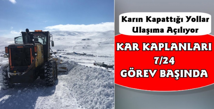 Kars'ta Kapanan Köy Yollarında Özel İdare Mücadelesi