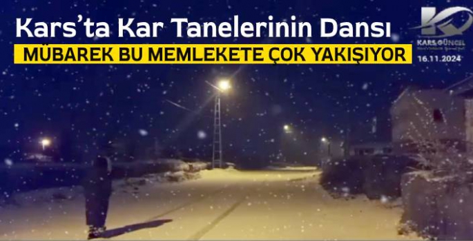 Kars'ta Kar Tanelerinin Dansı