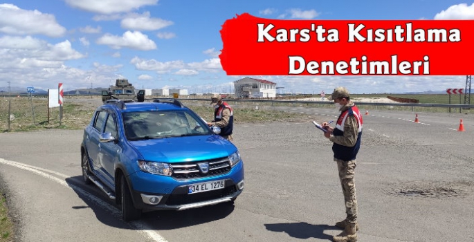 Kars'ta Kısıtlama Denetimi