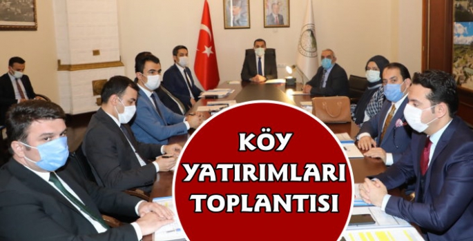 Kars'ta Köy Yatırımları Toplantısı