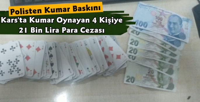 Kars'ta Kumar Baskını 4 Kişiye 21 Bin Lira Para Cezası