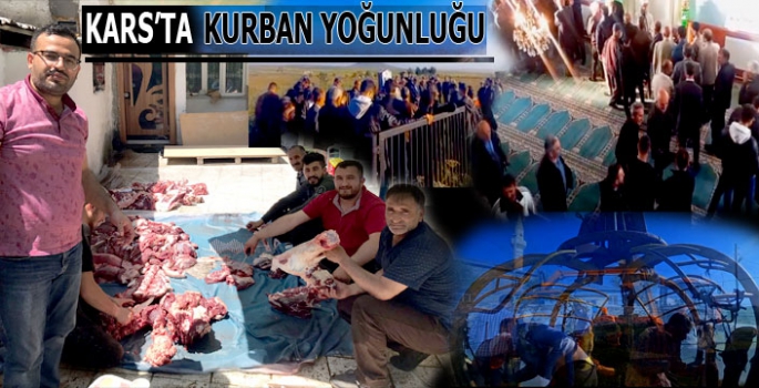 Kars'ta Kurban Bayramı Yoğunluğu