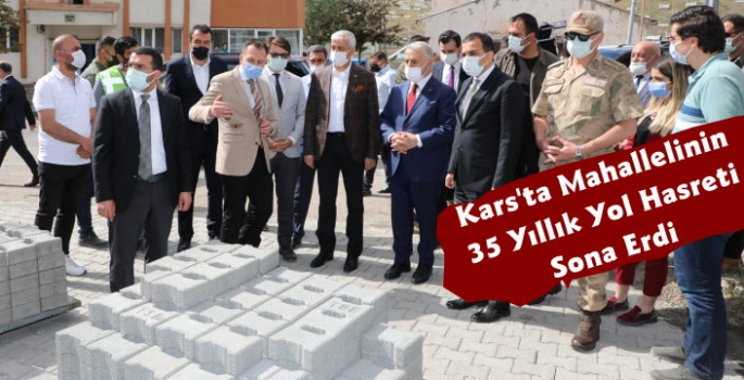 Kars'ta Mahalle Sakinlerinin 35 Yıl Sonra Yol Mutluluğu