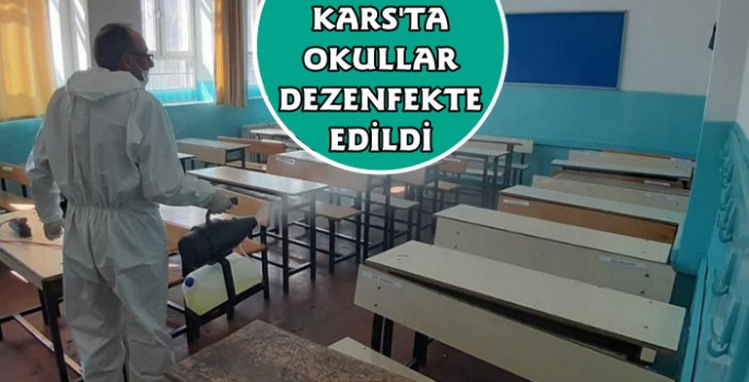 Kars'ta Normalleşmeyle Birlikte Dezenfekte Çalışmaları Arttırıldı