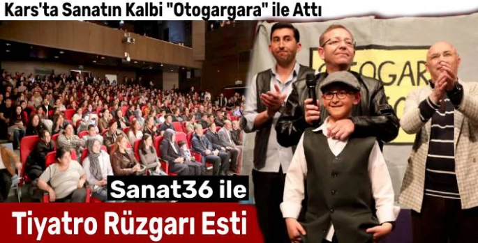 Kars'ta Sanatın Kalbi Otogargara ile Attı