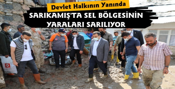 Kars'ta Sel Bölgesinin Yaraları Sarılıyor