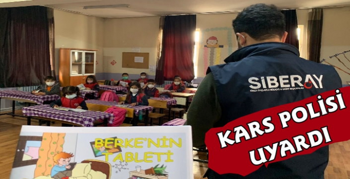 Kars'ta Siber Şube Ekipleri Öğrencileri Uyardı