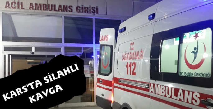 Kars'ta Silahlı Kavga 1 Kişi Yaralandı